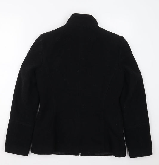 Dorothy Perkins Womens Black Jacket Coat Size 10 Zip
