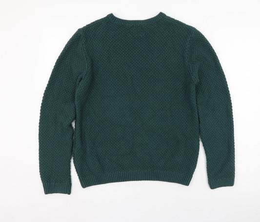 Topman Mens Grey Cotton Pullover Sweatshirt Size S