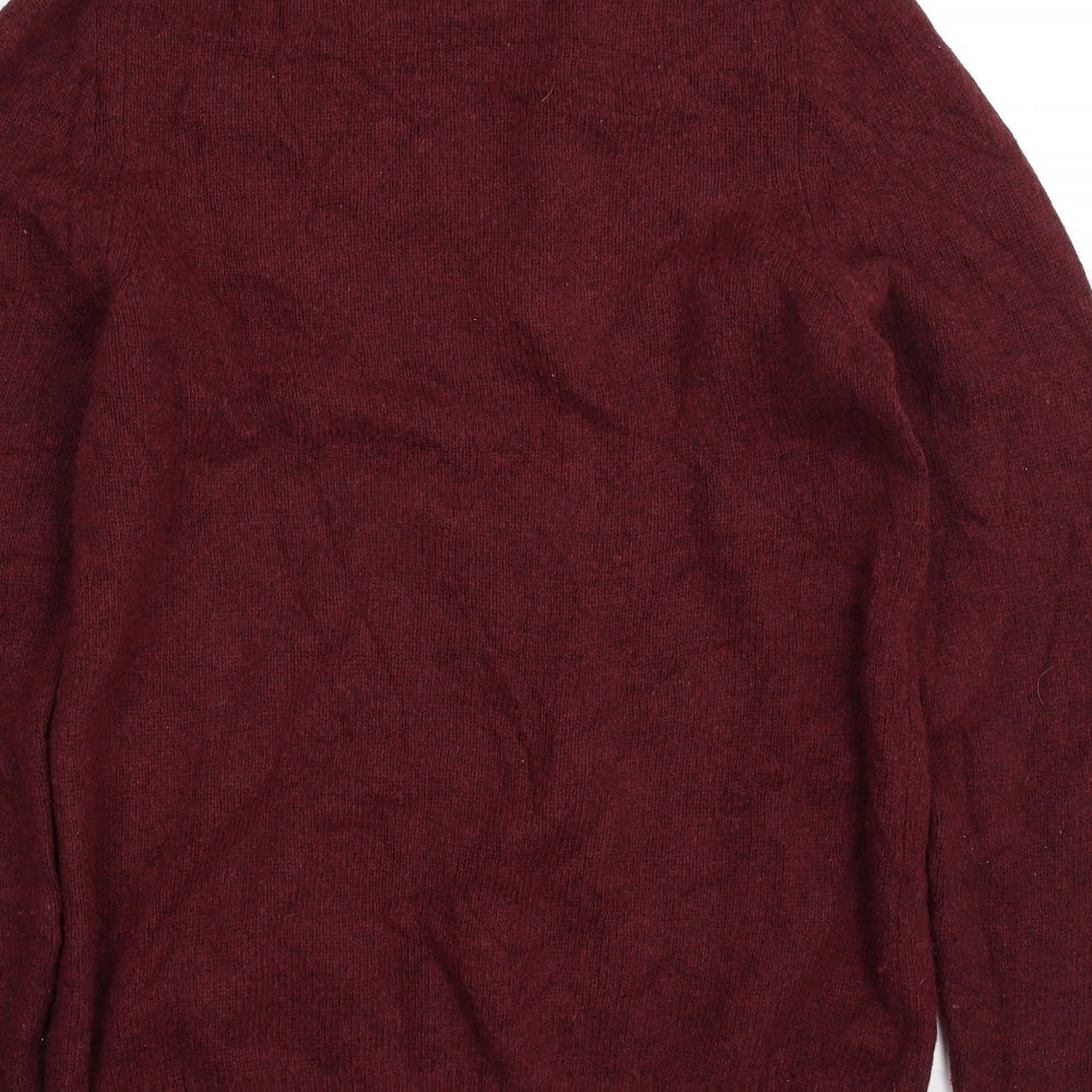 Country Road Mens Purple Crew Neck Cotton Pullover Jumper Size M