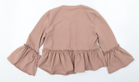 Prague Womens Pink Jacket Size 14