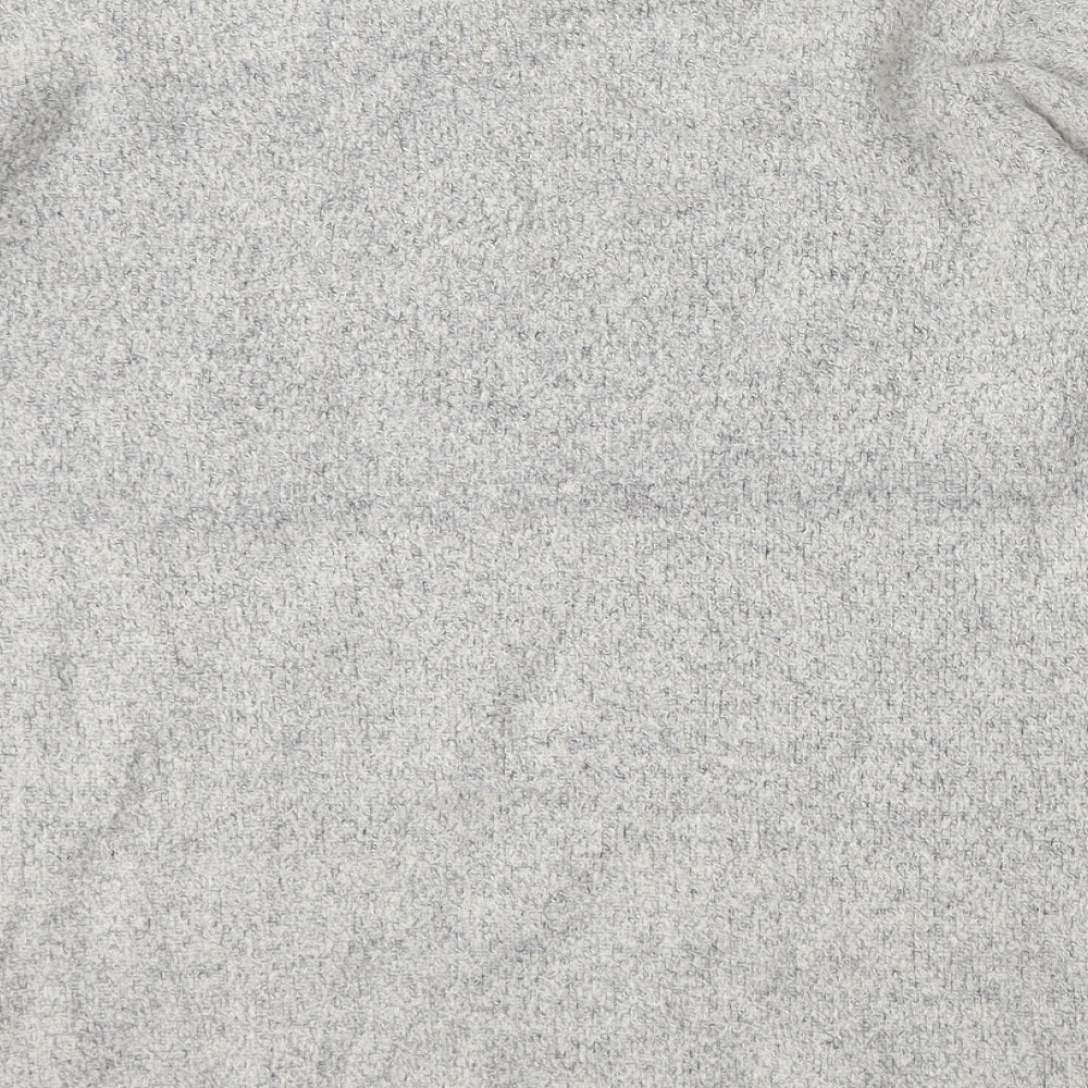 Soyaconcept Womens Grey Round Neck Acrylic Pullover Jumper Size XL