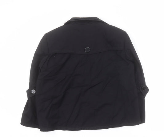 Steilmann Womens Black Jacket Size 10 Button