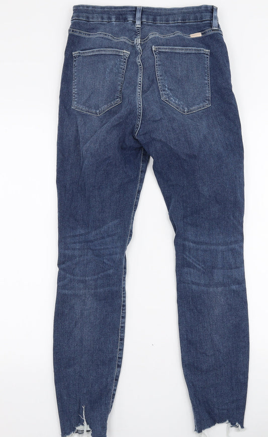 &Denim Womens Blue Cotton Skinny Jeans Size 30 in L28 in Slim Zip