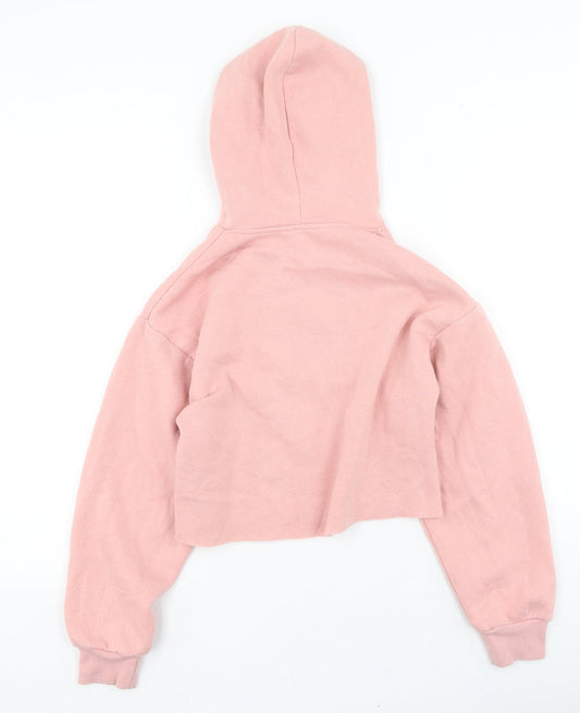 Candy Girls Pink Pullover Hoodie Size 11 Years Pullover - Break rules not hearts