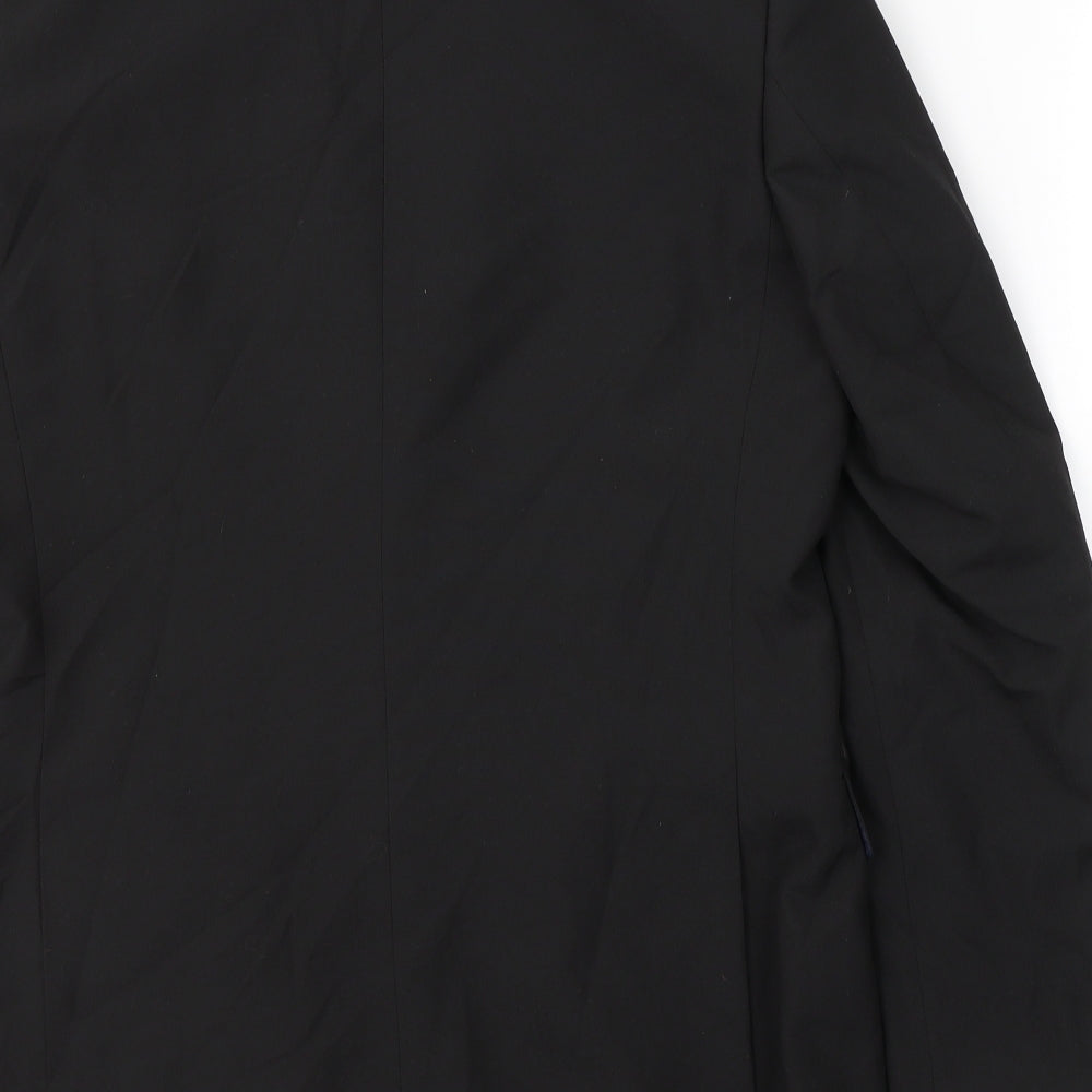 SCOTT&TAYLOR Mens Black Polyester Jacket Suit Jacket Size M