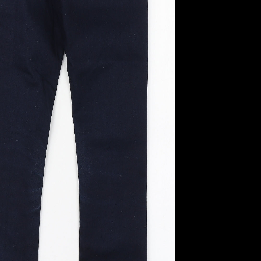 Suzy Radcliffe Womens Blue Cotton Straight Jeans Size 27 in L28 in Regular Zip