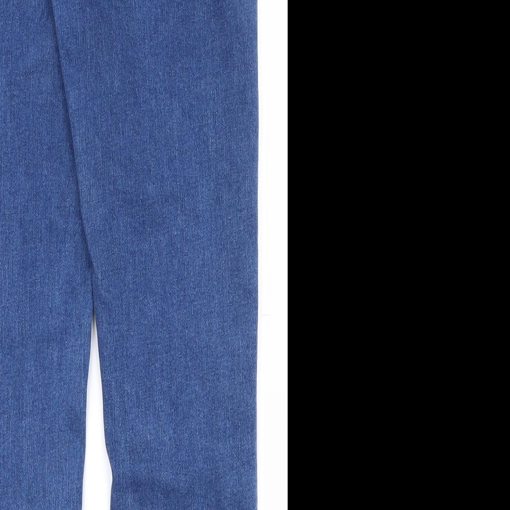 Preworn Womens Blue Cotton Skinny Jeans Size 30 in L26 in Regular Zip