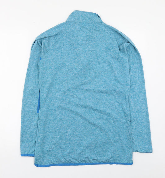 Equisoc Womens Blue Jacket Size M Zip - Equine