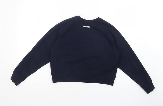 O'Neills Boys Blue Cotton Pullover Sweatshirt Size 10-11 Years Pullover