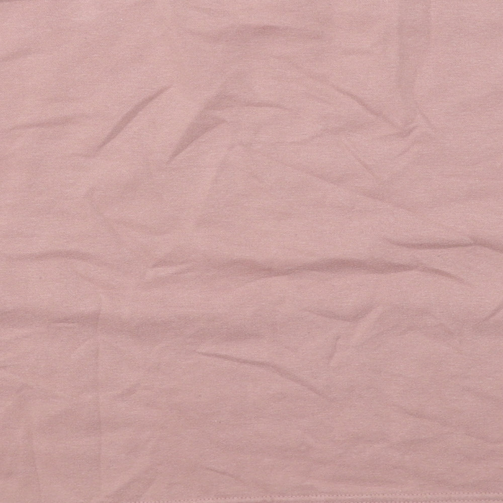 Primark Womens Pink Cotton Pullover Sweatshirt Size 10 Pullover