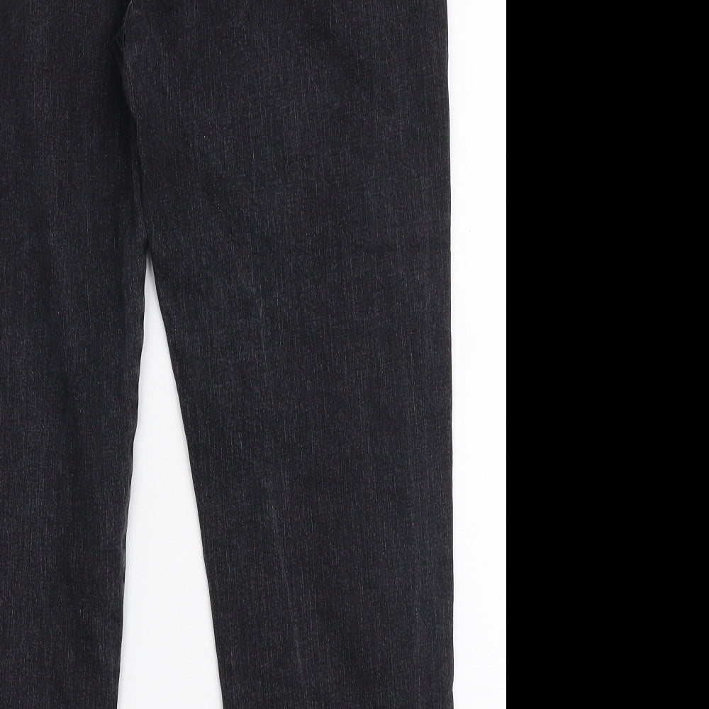 Premiere Man Mens Grey Cotton Straight Jeans Size 38 in L28 in Regular Zip