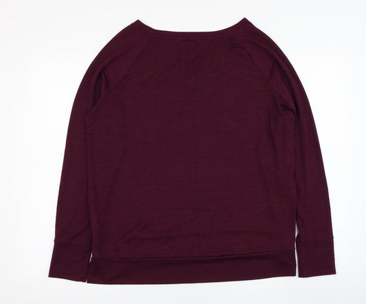 Gap Mens Pink Round Neck Polyacrylate Fibre Pullover Jumper Size M
