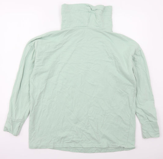 Capsule Womens Green Cotton Pullover Sweatshirt Size 20 Pullover