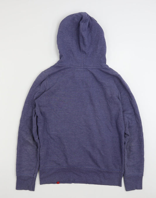 EDC Womens Blue Cotton Pullover Hoodie Size S Pullover