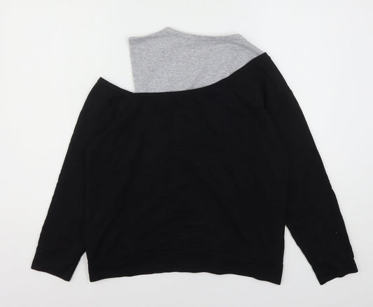 Trendyol Womens Multicoloured Colourblock Cotton Pullover Sweatshirt Size S Pullover