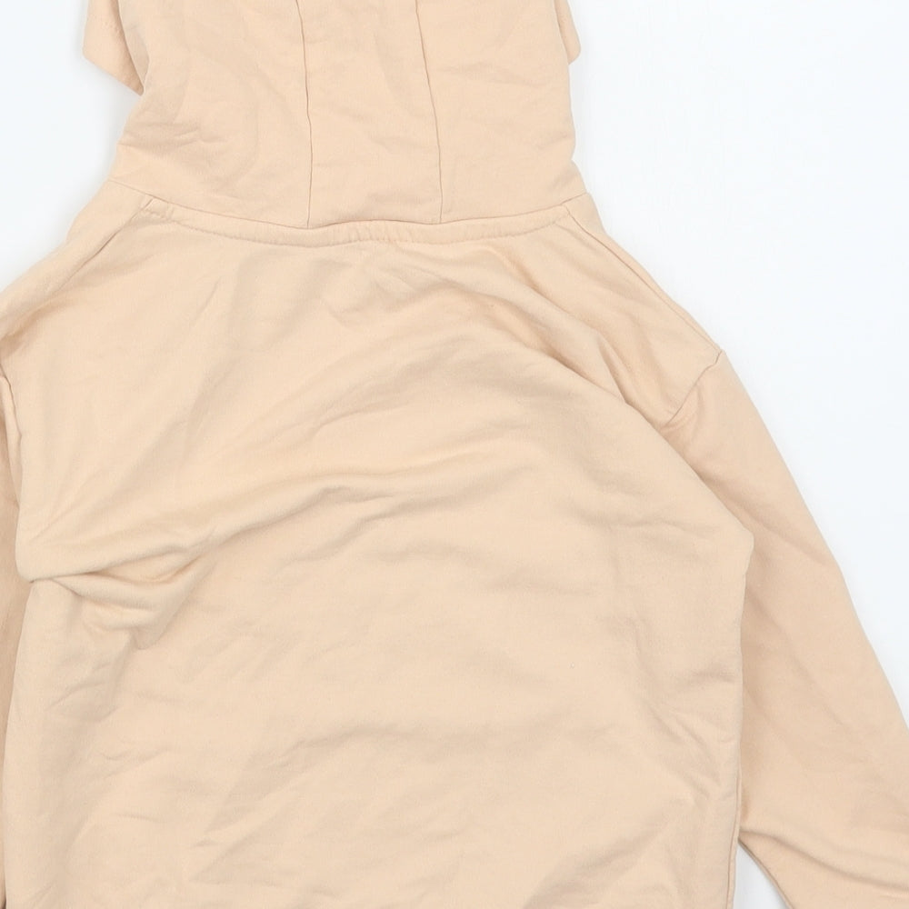 Dunnes Stores Girls Pink Cotton Pullover Hoodie Size 5-6 Years Pullover