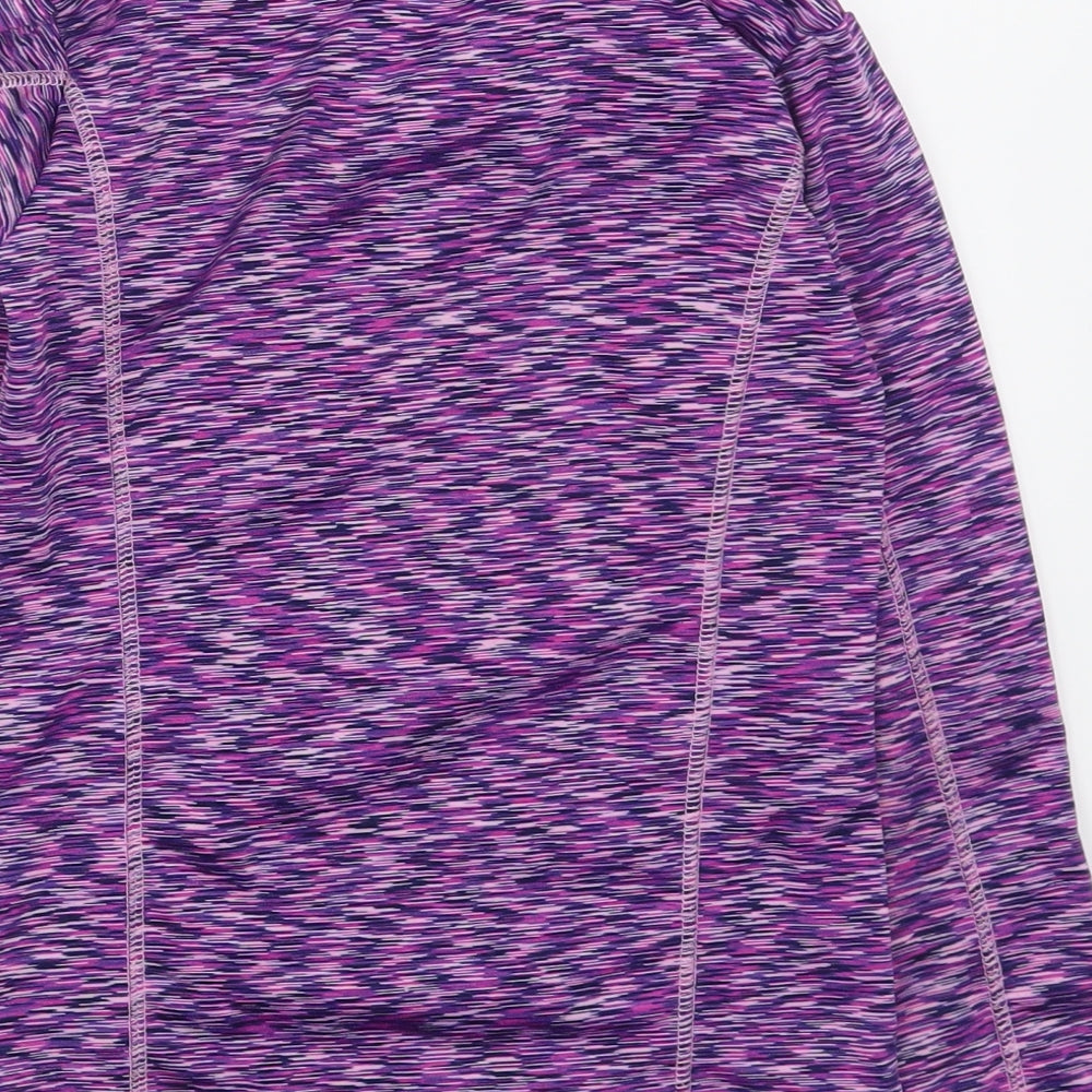 Crivit Girls Purple Jacket Size 7-8 Years Zip