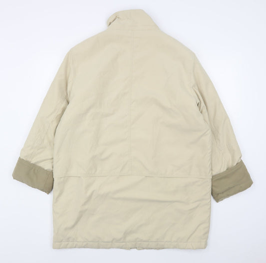 Dunnes Stores Womens Beige Jacket Size 16 Zip