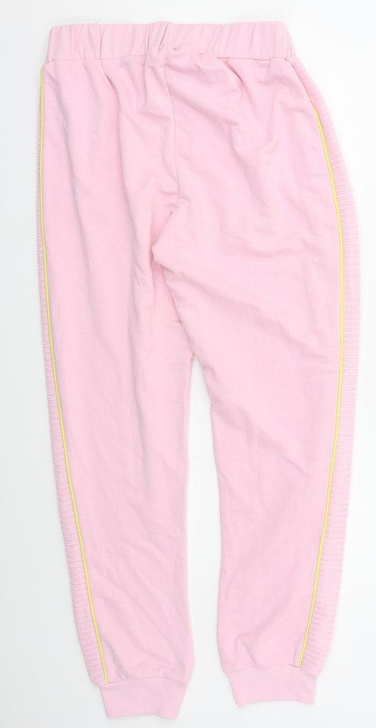 Savior Womens Pink Cotton Sweatpants Trousers Size S L29 in Regular