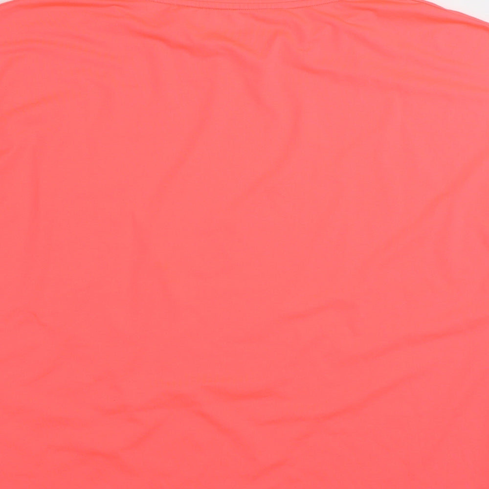 Dunnes Stores Womens Pink Polyester Basic T-Shirt Size S Crew Neck Pullover