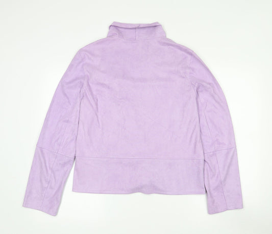 First Avenue Womens Purple Jacket Size M