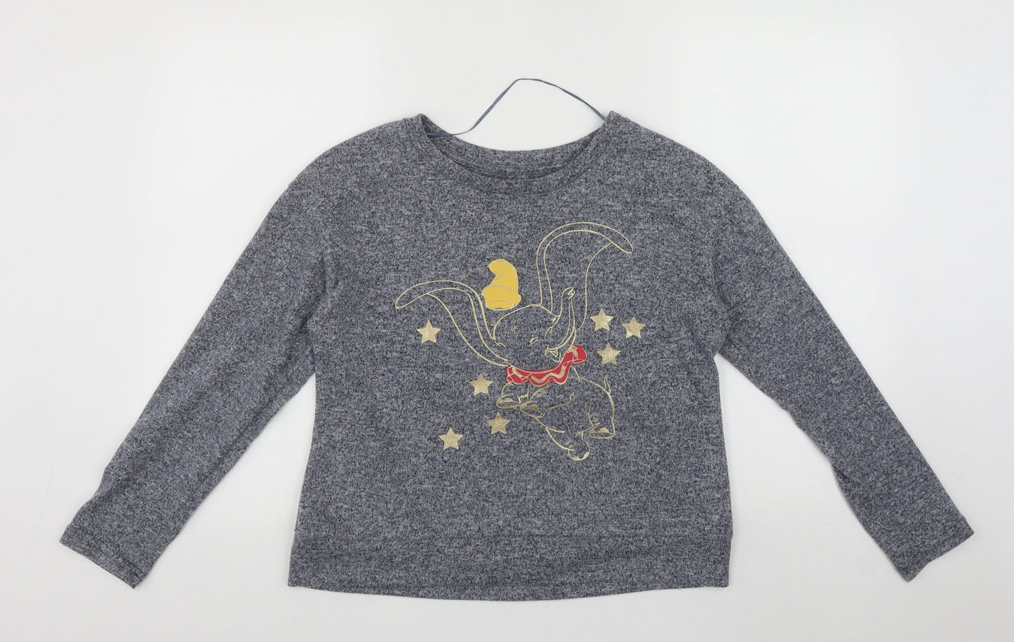 Disney Womens Blue Round Neck  Polyester Pullover Jumper Size S   - Disney Dumbo