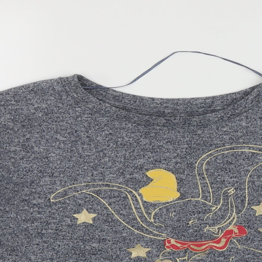 Disney Womens Blue Round Neck  Polyester Pullover Jumper Size S   - Disney Dumbo