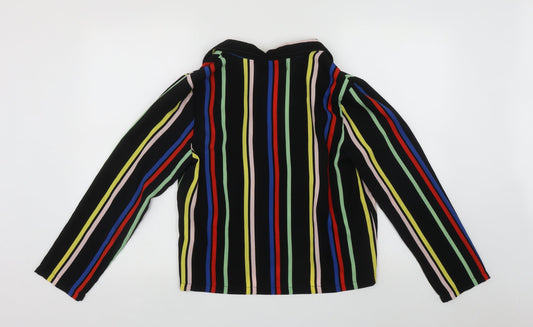 INNOCENCE Womens Multicoloured Striped Jacket Size 12 Button