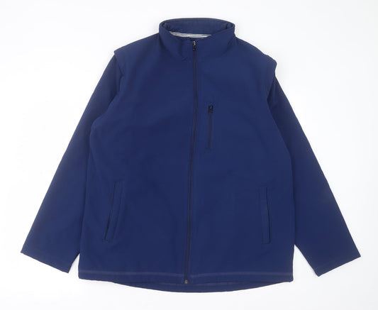 Old Salt Mens Blue Jacket Size L Zip