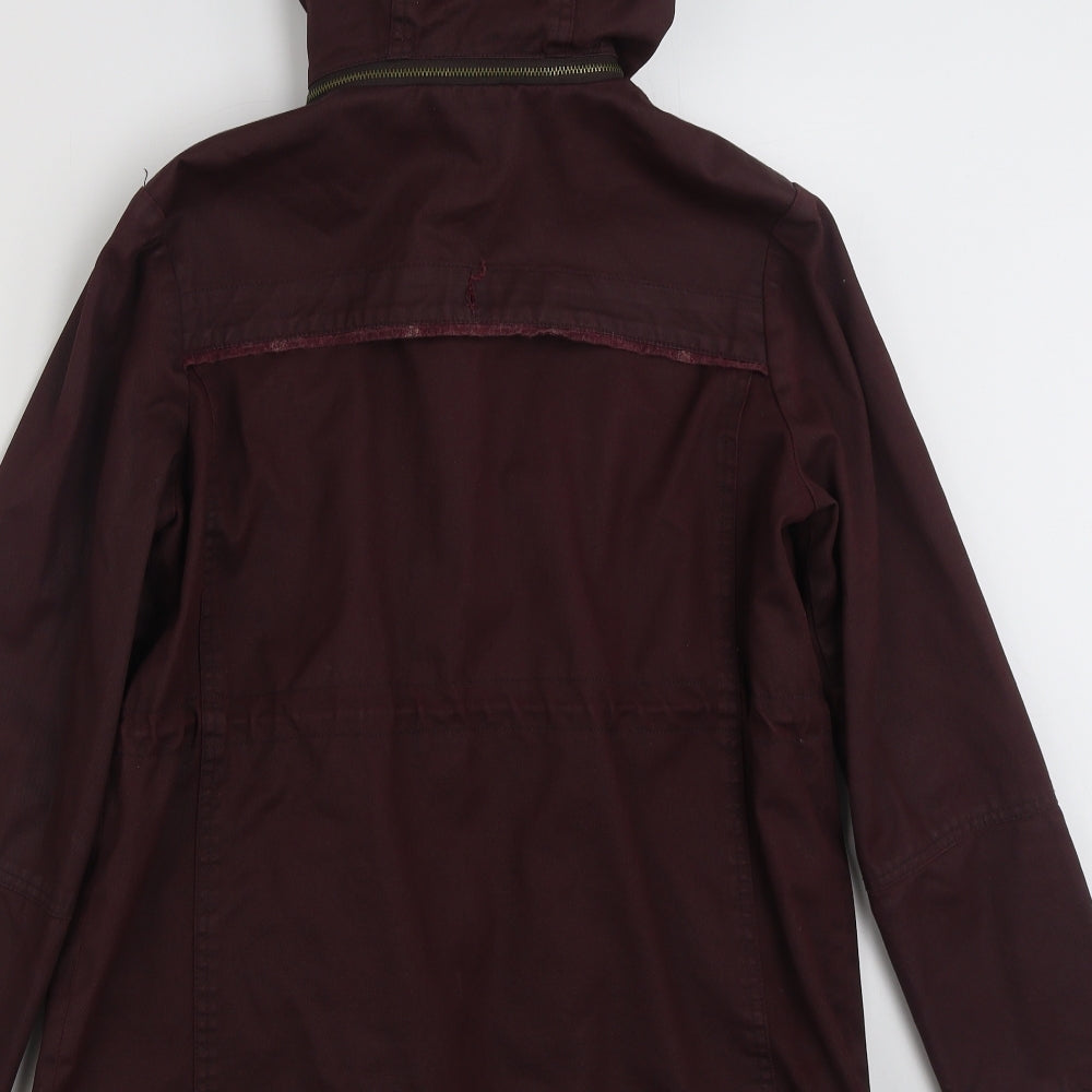 Yumi Womens Purple Jacket Size 10 Zip