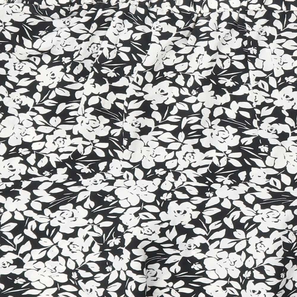 Pep&Co Womens Multicoloured Floral Polyester A-Line Skirt Size 14