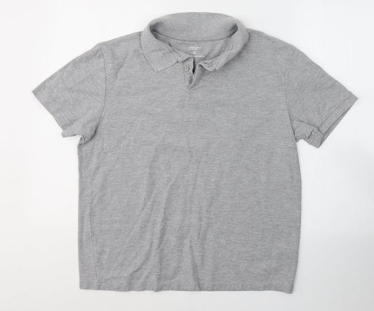 Primark Mens Grey Cotton Polo Size XL Collared Pullover