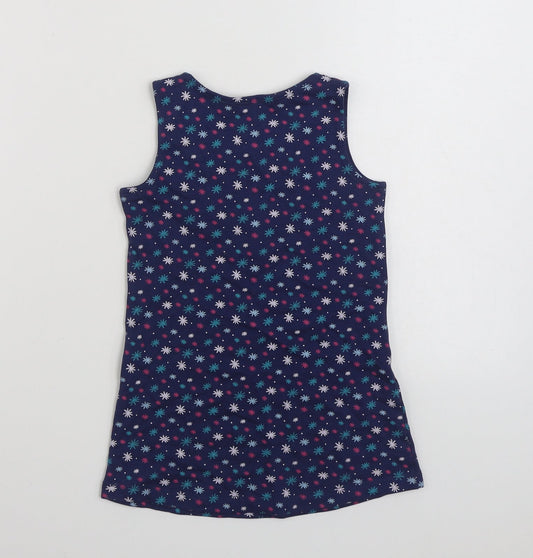 Blue Seven Girls Blue 100% Cotton Pullover Sweatshirt Size 3 Years Pullover - Size 98cm