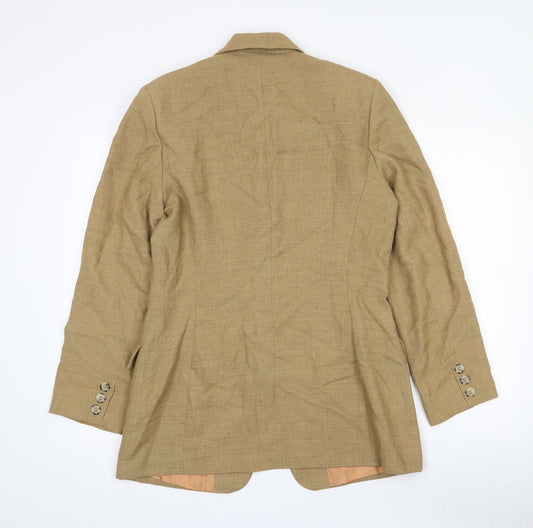 Principles Mens Brown Viscose Jacket Blazer