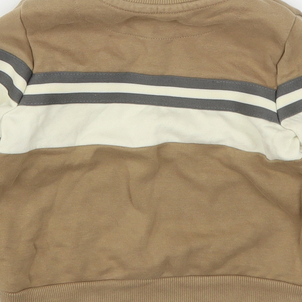 Nutmeg Boys Brown Cotton Pullover Sweatshirt Size 2-3 Years
