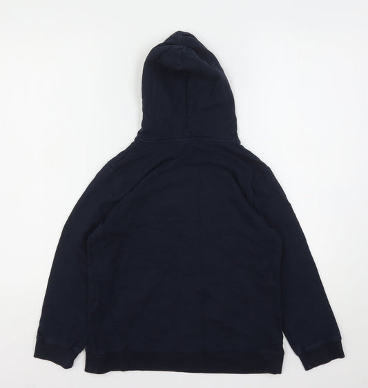 Closure Boys Blue Cotton Pullover Hoodie Size 12-13 Years