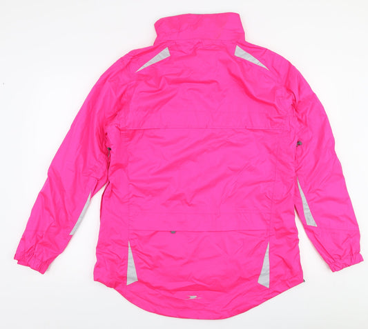 Crane Womens Pink Jacket Size L Zip