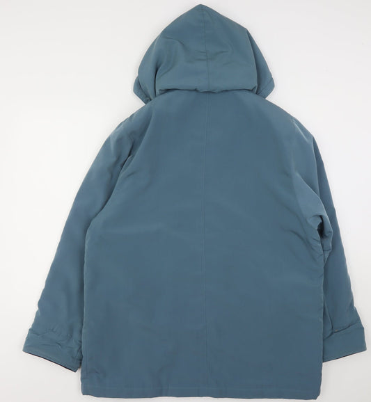 EWM Womens Green Overcoat Coat Size 16