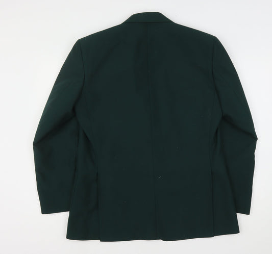 Brook Taverner Womens Green Polyester Jacket Suit Jacket Size M
