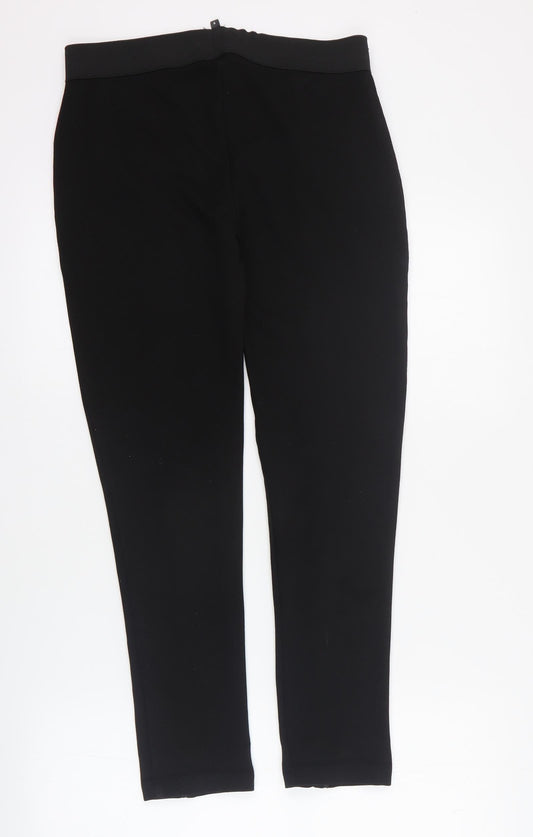 NAF NAF Womens Black Viscose Capri Leggings Size M L26 in