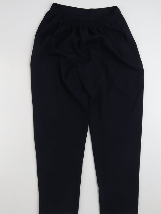 SIARA of Manchester Womens Blue Polyester Trousers Size 20 L29 in Regular