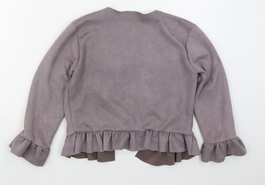 Prague Womens Purple Jacket Size 10