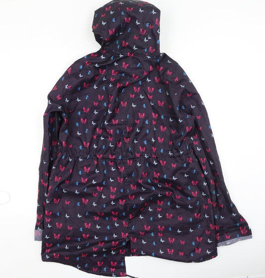 Rainydays Womens Multicoloured Rain Coat Coatigan Size 12 - Butterflies