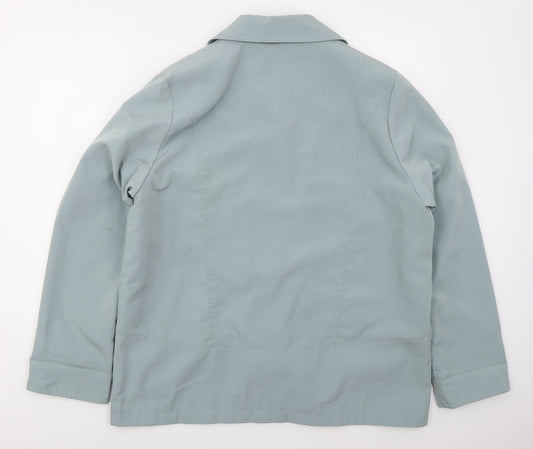 EWM Womens Blue Jacket Size 18 Button