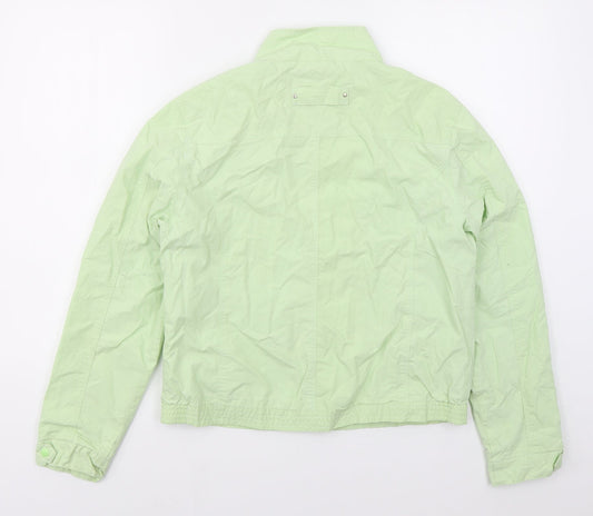 Dorothy Perkins Womens Green Jacket Size 14 Zip