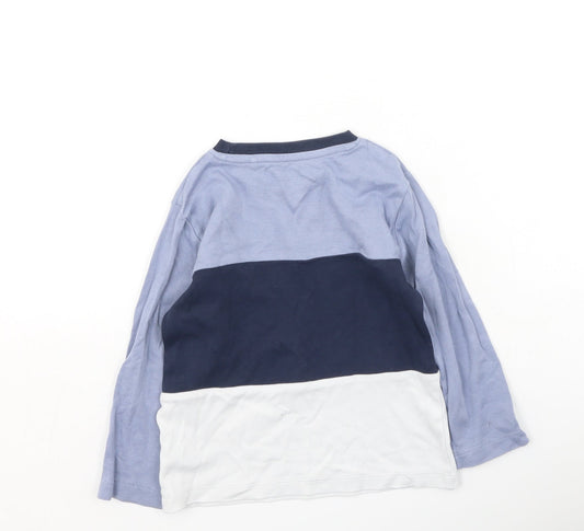 Next Boys Multicoloured Cotton Basic Casual Size 2-3 Years Round Neck