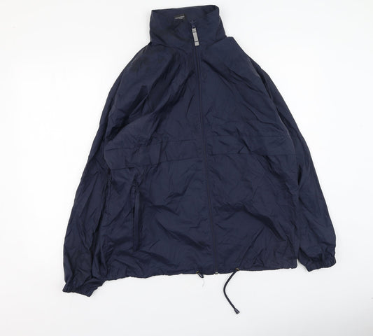 B&C Mens Blue Jacket Coatigan Size M