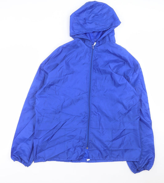 Preworn Mens Blue Jacket Size L Zip