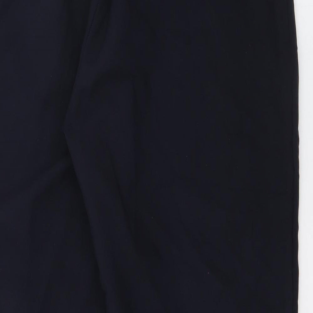 Classics Womens Blue Polyester Trousers Size 16 L23 in Regular
