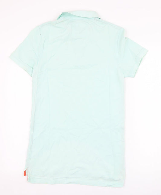 Jack Wills Mens Green  Cotton  Polo Size XS Collared Pullover